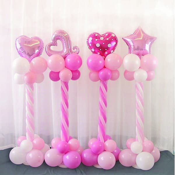 Stativ - pelare för ballonger ca 154 cm 1 set