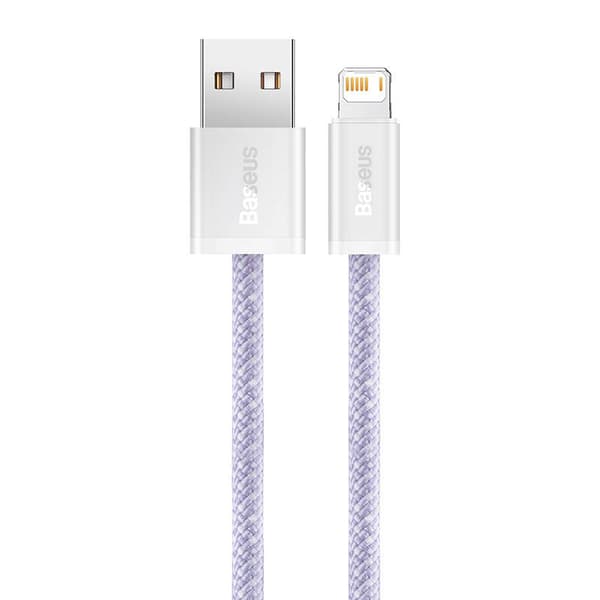 Baseus Dynamic 2 USB till Lightning-kabel, 2.4A, 1m (Lila)