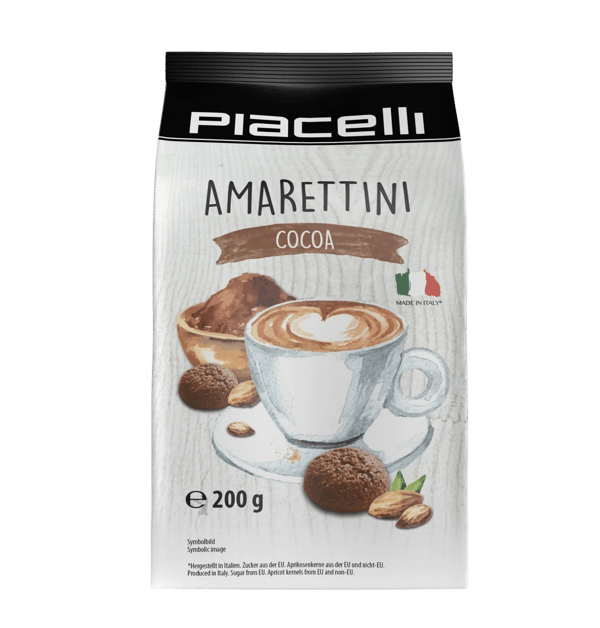 Piacelli Amarettini kaakaokeksit 200 g