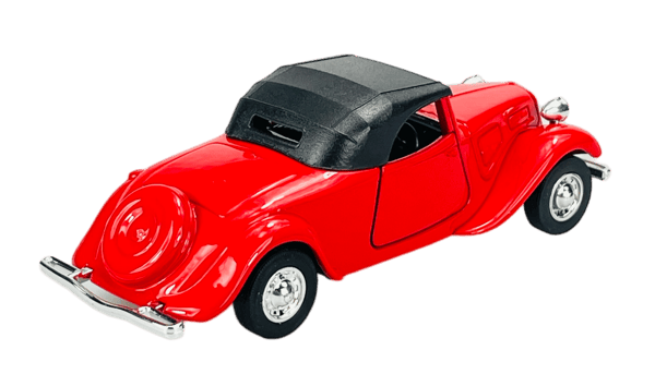 WELLY OLD TIMER 1939 CITROEN 11B TRACTION AVANT CABRIO PUNAINEN KATOLLA 1:34