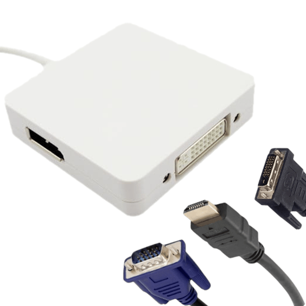 Adapter mini DisplayPort till VGA/DVI/HDMI