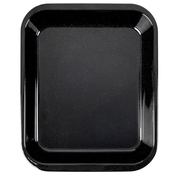 Emaljerad rektangulär bakningstegel djup 31x25x4,5 cm