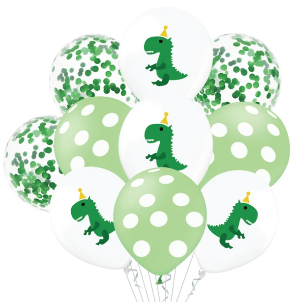 Dinosaurieballonger 30 cm 10 st.
