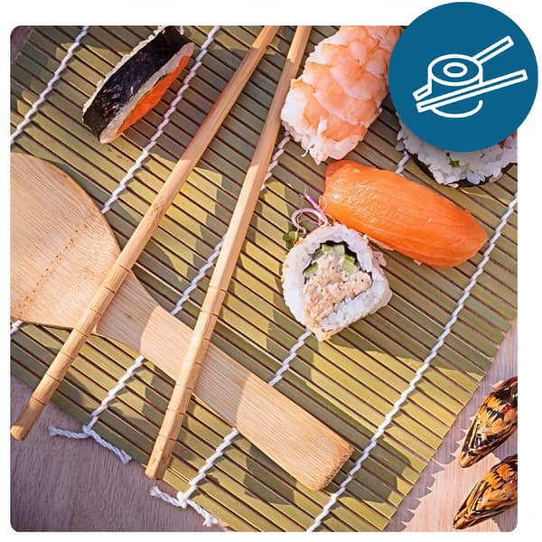 SUSHI-KONETARJOTTI ROLLER BAZOOKA MAT -sushi-lisätarvikkeilla