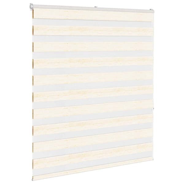 vidaXL Zebrarullgardin, 130x150 cm, Tygbredd 125,9 cm, Polyester