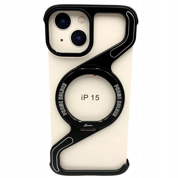 Etui til iPhone 15 Pansret Magsafe Metal Etui Titanium Holder