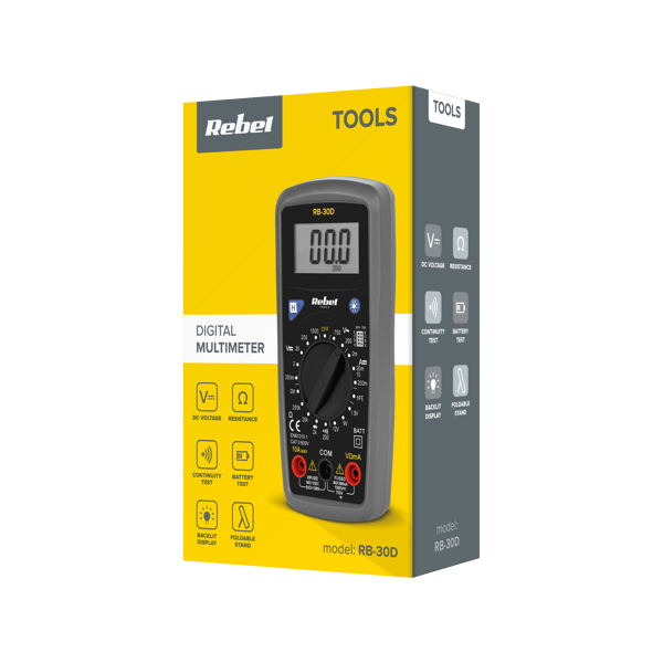 Multimittari Rebel Tools RB-30D