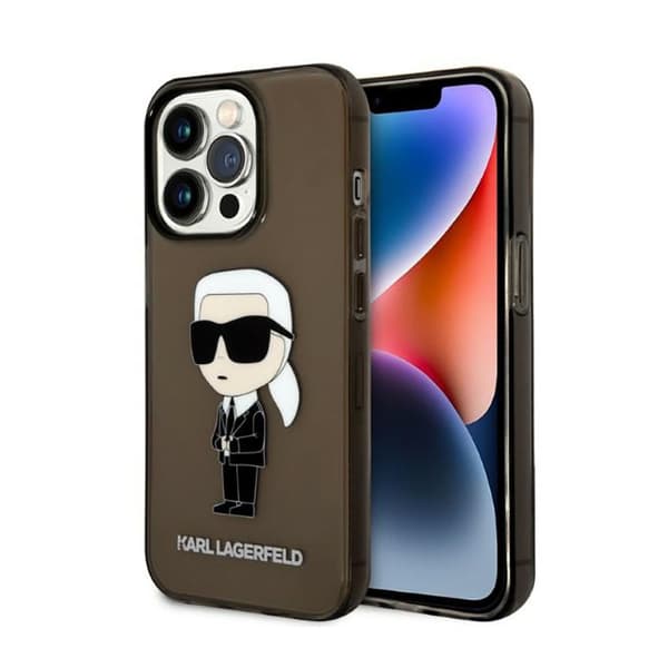 Karl Lagerfeld IML NFT Ikonik - iPhone 14 Pro -kotelo (musta)