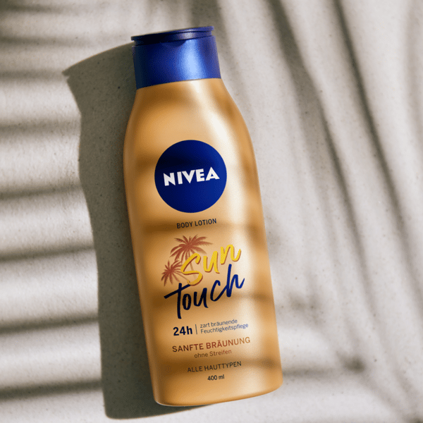 366791 NIVEA Sun Touch brunande kroppsbalsam 400 ml