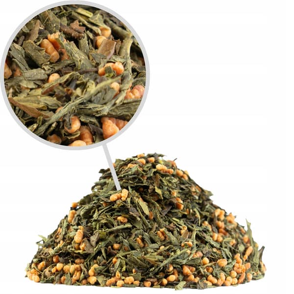 Grönt te Genmaicha japansk stil 50 g med rostade ris