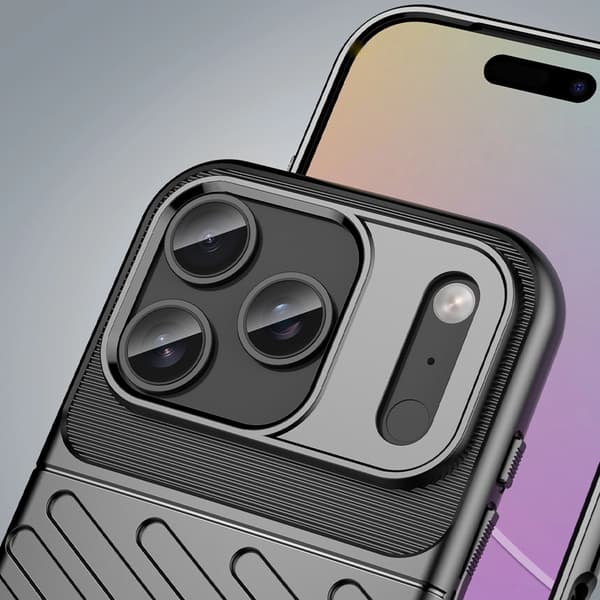 Thunder-cover til iPhone 17 Pro - Sort