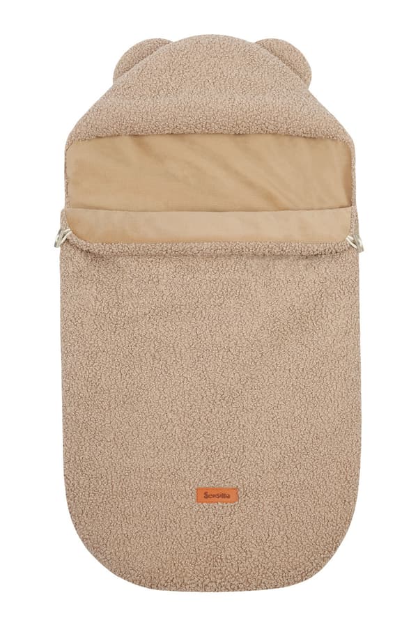 3-in-1 makuupussi, tummanbeige lammas