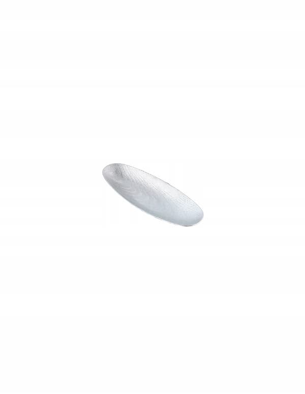 WESTWINGS Oval dekorativ silverfatt 16x40x5cm