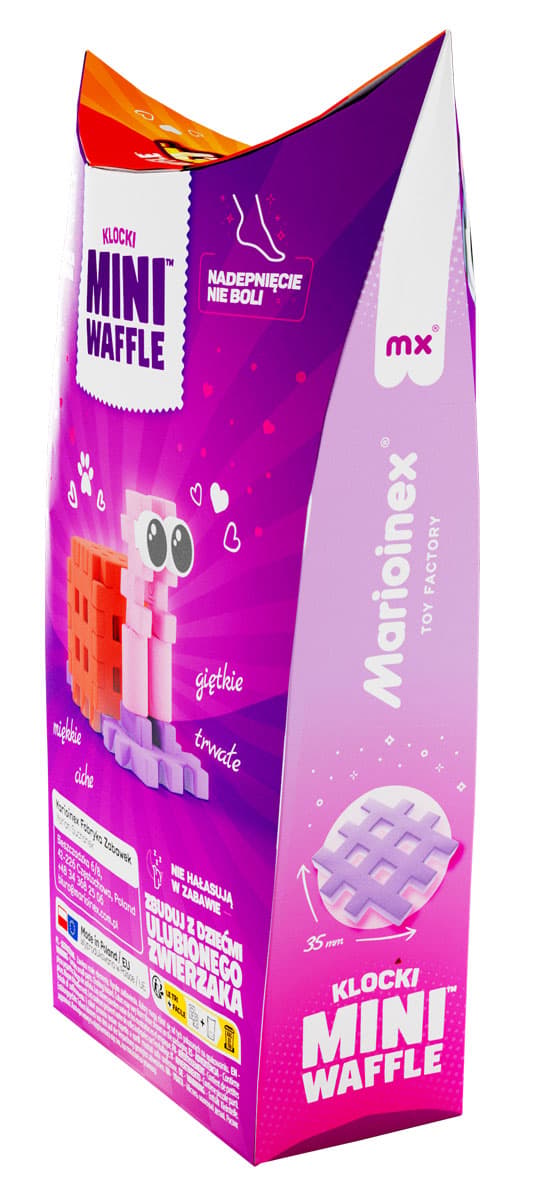 Marioinex Mini Waffle POKET PETS - SNIGL set