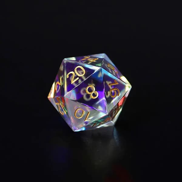 Lasimaalaus RPG-noppasarja, 7 lasikristalli-noppa