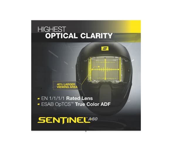 ESAB SENTINEL A60 SVETSHJÄLM MED AUTOMATISK NERKNING