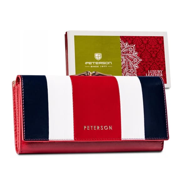 Peterson PTN PL-721 MULTI Läderplånbok för Dam