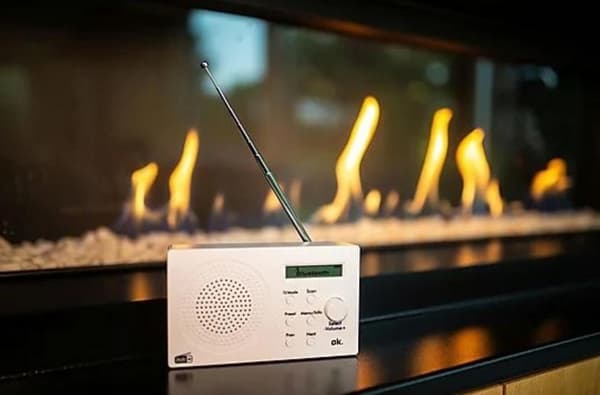 Radio OK. ORD 101BT-WT-3 DAB Vit