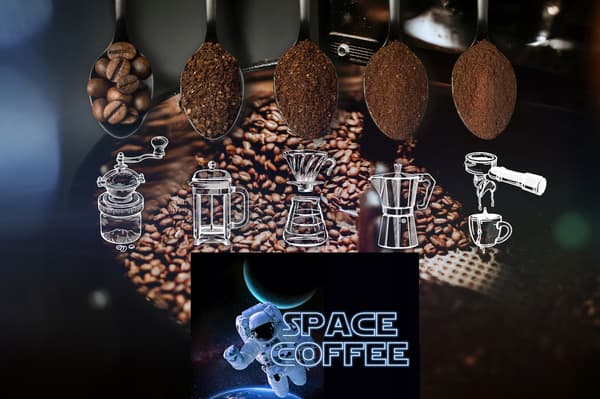 Friskristede kaffebønner Blend Space Coffee 500g til espressomaskine