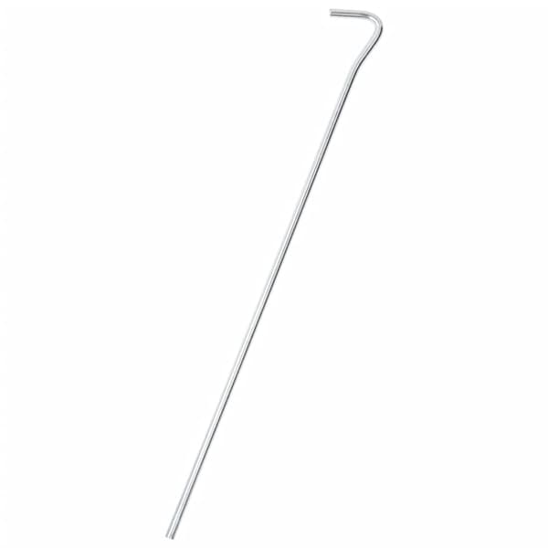 vidaXL Tältpinnar, 50 st, 30 cm, Ø7 mm, galvaniserat stål