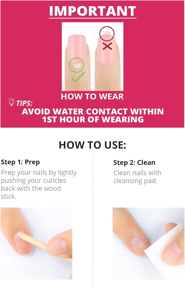 PRESS ON NAILS TIPS 72 GUL, GLOSSY OG MAT KLASSISK
