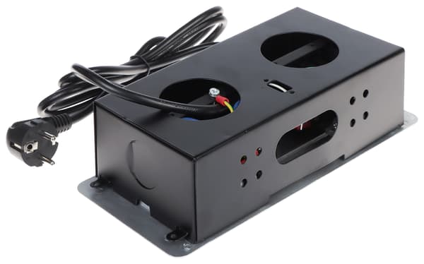 MØBELSTIKSKINNE FPS-3S/KABEL (3 STIKKONTAKTER)