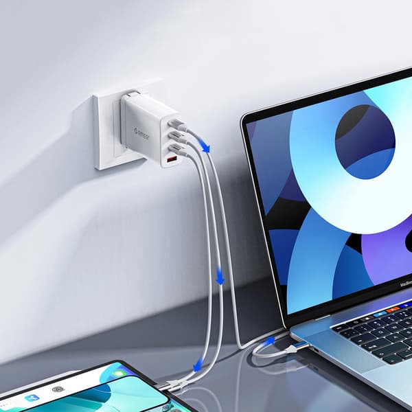 Orico CDX 100W 5A strømforsyning USB-C - USB-C kabel 1m - Hvid