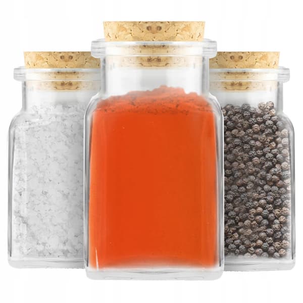 12 x 150 ml krydderikrukker med kork
