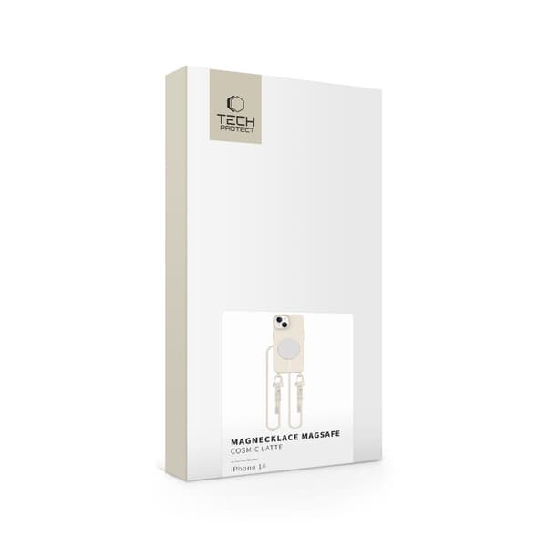TECH-PROTECT MAGNELHALSBAND MAGSAFE IPHONE 14 COSMIC LATTE