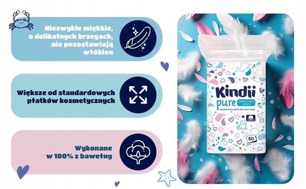 HH Kindii blöjor för spädbarn 60 st.