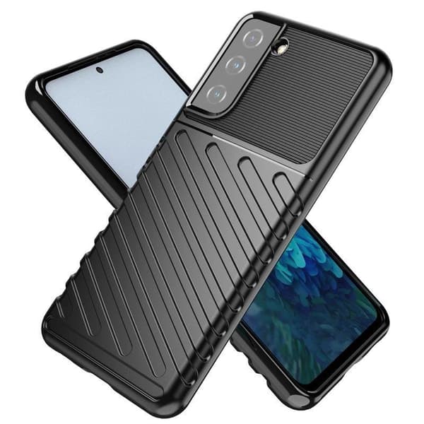 Thunder Case Samsung Galaxy A14 5G silikonskydd svart