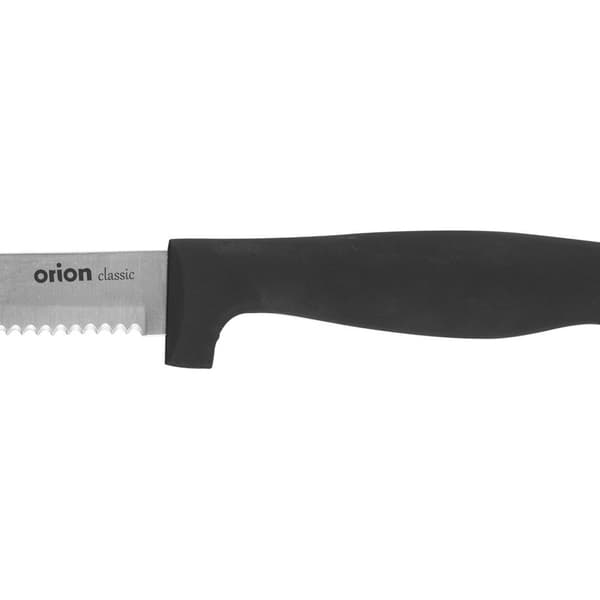Klassisk ståltandad kniv 21,5 cm