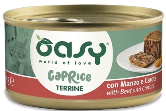 Oasy Cat | Caprise Terrine | 85g - Oksekød og Gulerødder 85g