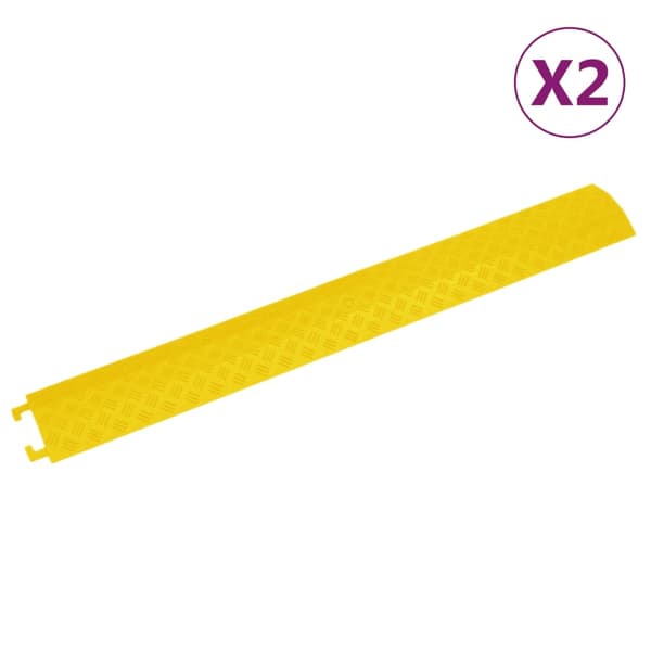 vidaXL kabelramper, 2 stk., 98,5 cm, gul
