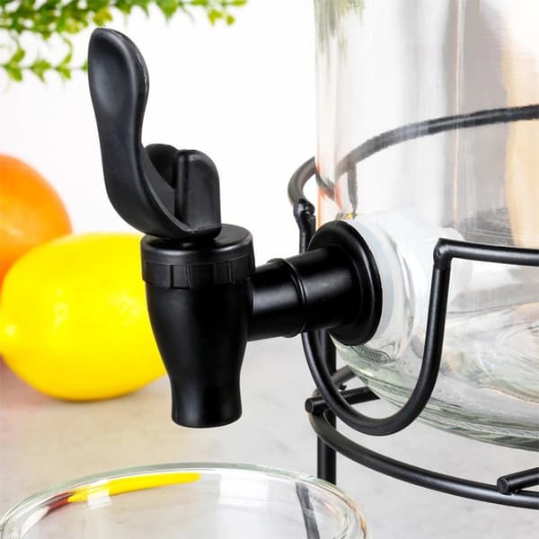 3,2L GLASKRUDE TIL DRIKKEVARER MED HANTERING OG STATIV 139608