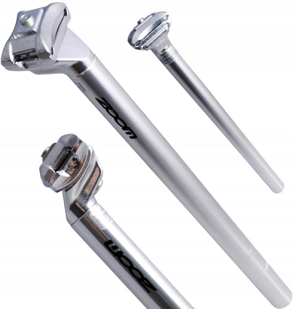 ZOOM SADELPOST 27,0 x 400 MM SILVER MED OK