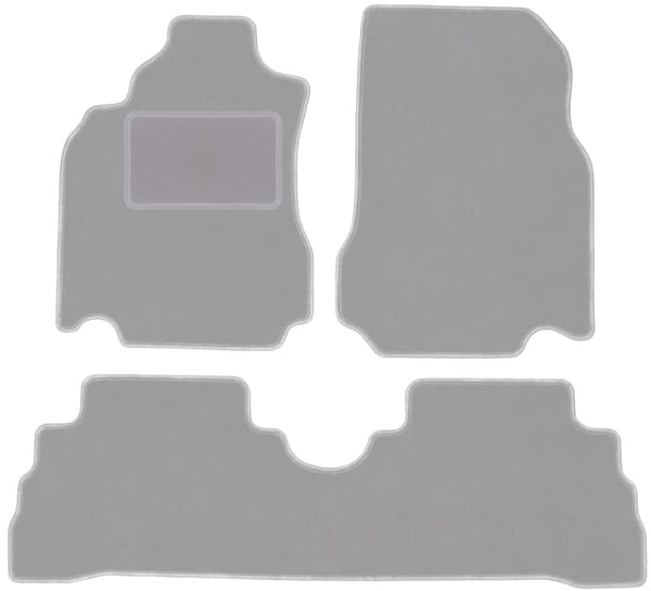 Grå bilmåtter til Nissan Cube Z12 keicar (2008-2011)