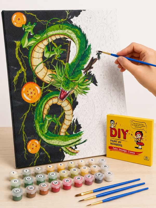 Målning med siffror Dragon Ball Shenron 40x50 cm