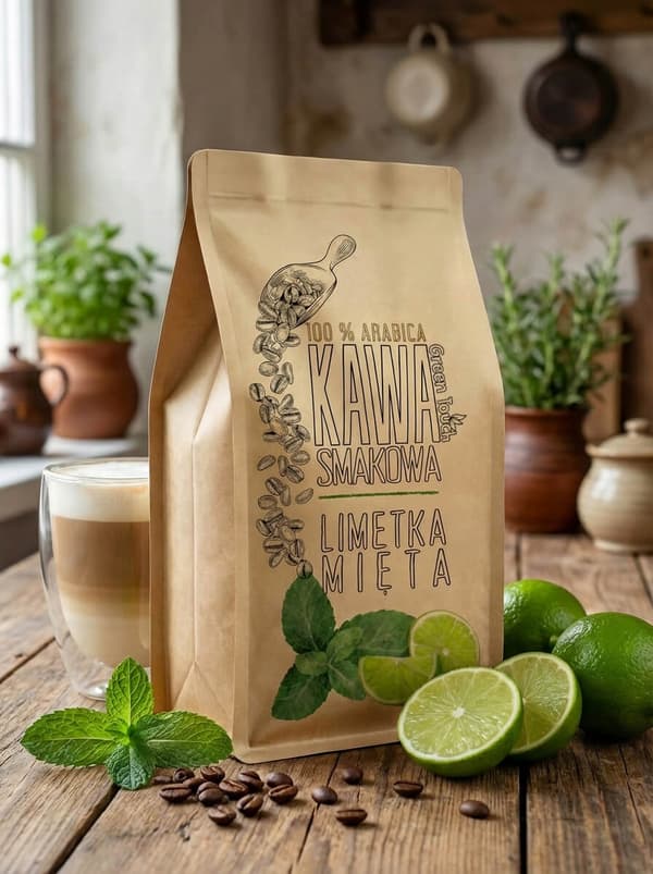 Bönkaffe smaksatt lime med mynta 250 g Green Touch