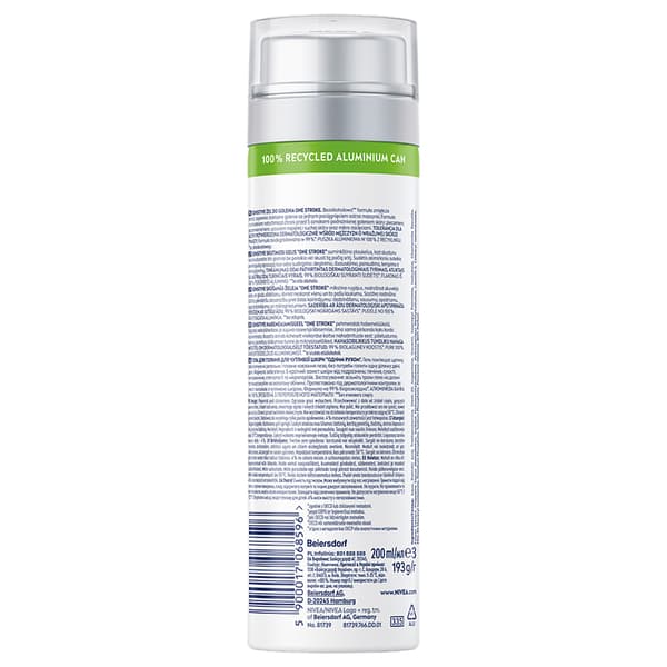 068596 NIVEA Sensitive parta-ainetta 3-päiväpartaa 200 ml