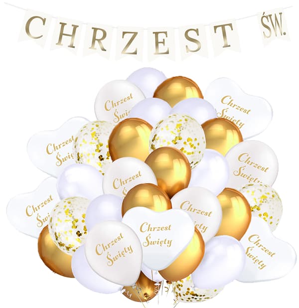 Heligt dopset BALLONGER + BANNEROLL