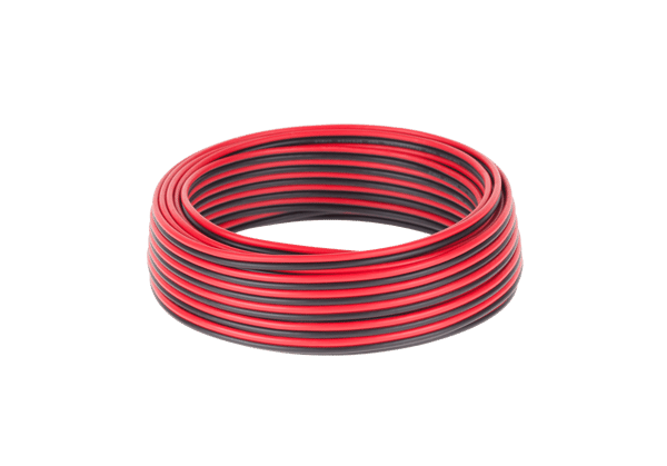Cabletech kaiuttimenjohto CCA 0,75 mm musta-punainen 10 m