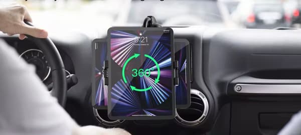BILHOLDER TIL VINDU, COCKPIT, INSTRUMENTBRÆT, TABLET, TELEFON