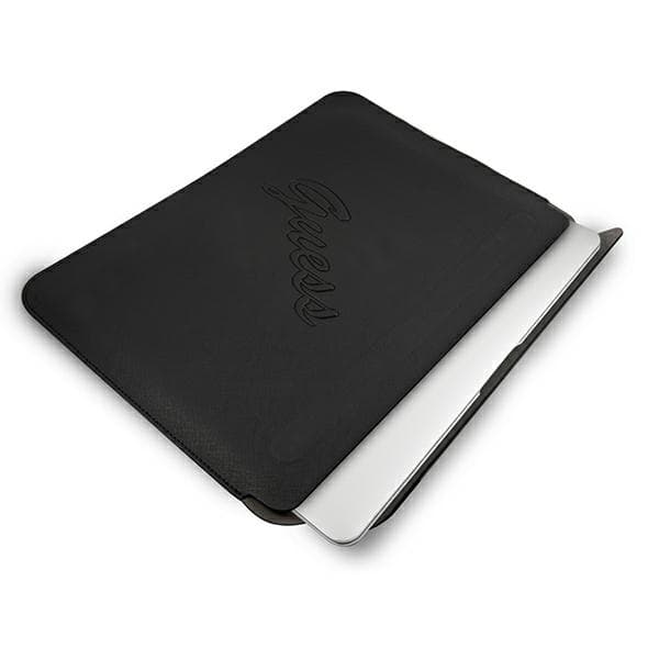Guess-hiha GUCS13PUSASBK 13 musta/musta Saffiano Script