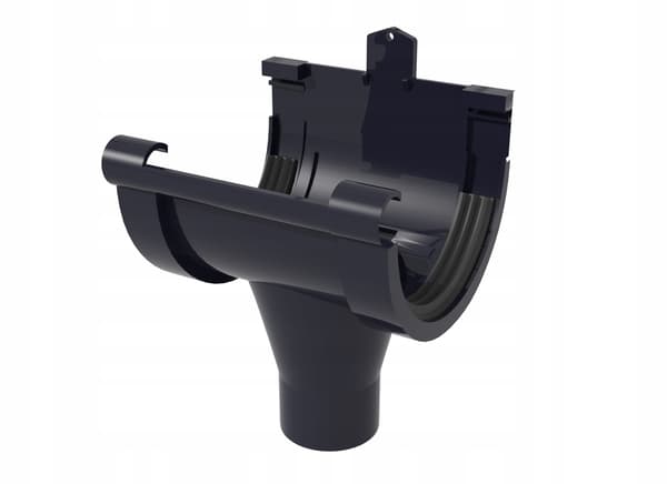 SCALA PLASTICS central avloppstratt g125 grafit