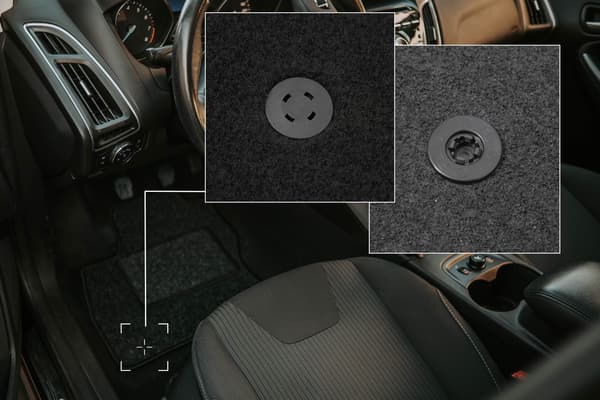 Bilmåtter i velour til Fiat Panda III hatchback (2012-) anthracit