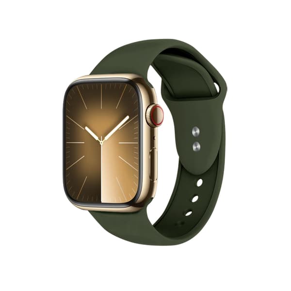 Crong Liquid - Apple Watch-rem 38/40/41/42 mm (grøn)