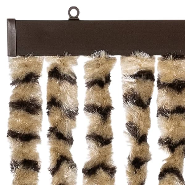 vidaXL Flugnät Beige Brun 100x200 cm Chenille