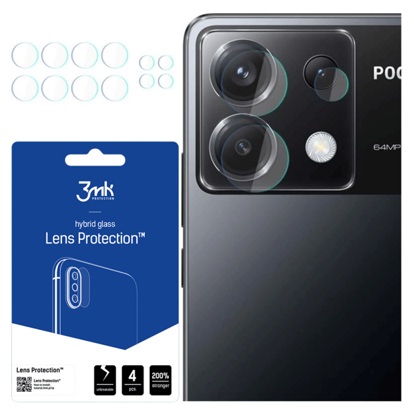 Poco X6 5G - 3mk linsebeskyttelse