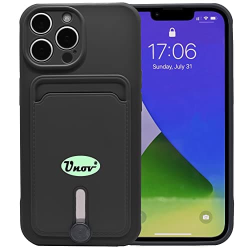 APPLE IPHONE 12 PRO ETUI SORT SILIKONE + PLADS TIL KORT-ID